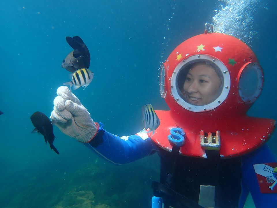 澎湖旅遊-海底漫步(漫步、浮潛)